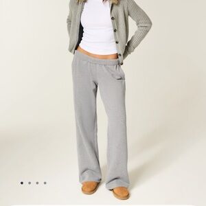 Hollister Wide-Leg Pull-On Pants in Charcoal Gray